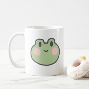 smiling little frog  coffee mug