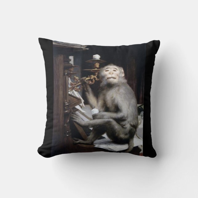 Smiling Monkey Cushion (Front)
