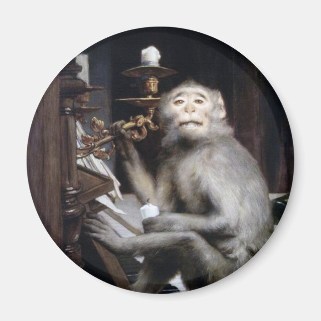 Smiling Monkey Magnet (Front)