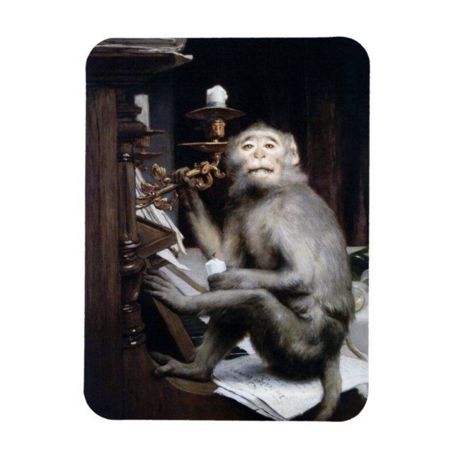 Smiling Monkey Magnet (Vertical)