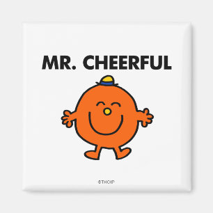 Smiling Mr. Cheerful Magnet