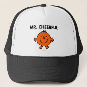 Smiling Mr. Cheerful Trucker Hat