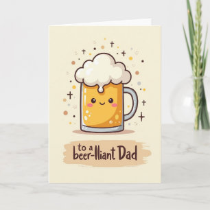 Smiling Mug Fathers Day Card