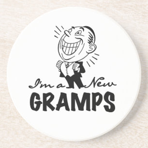 Smiling New Gramps T-shirts and Gifts Coaster
