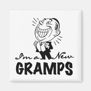 Smiling New Gramps T-shirts and Gifts Magnet