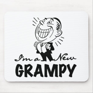 Smiling New Grampy T-shirts and Gifts Mouse Pad