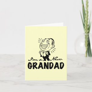 Smiling New Grandad T-shirts and Gifts Card
