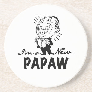 Smiling New Papaw Tshirts and Gifts Coaster