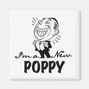 Smiling New Poppy T-shirts and Gifts Magnet
