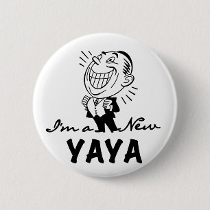 Smiling New Yaya Tshirts and Gifts 6 Cm Round Badge
