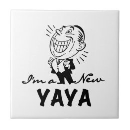 Smiling New Yaya Tshirts and Gifts Ceramic Tile