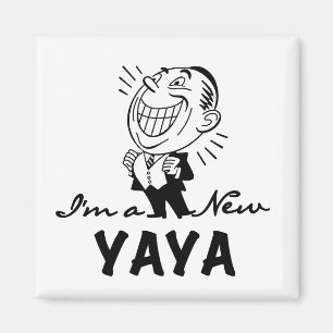 Smiling New Yaya Tshirts and Gifts Magnet