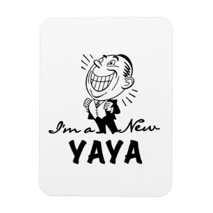 Smiling New Yaya Tshirts and Gifts Magnet