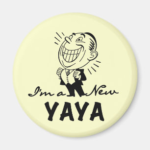 Smiling New Yaya Tshirts and Gifts Magnet