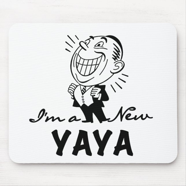 Smiling New Yaya Tshirts and Gifts Mouse Pad (Front)