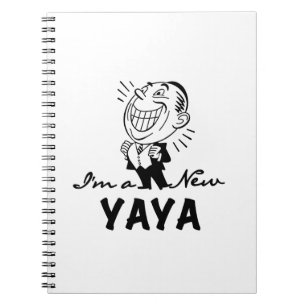 Smiling New Yaya Tshirts and Gifts Notebook
