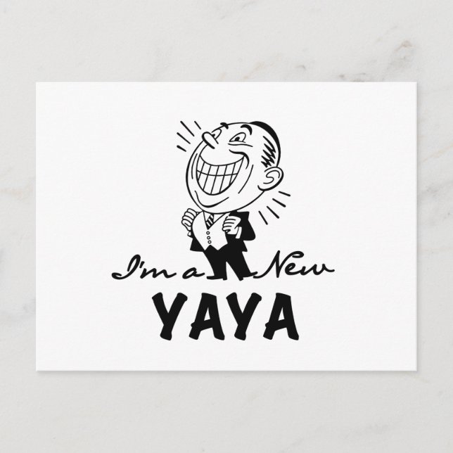 Smiling New Yaya Tshirts and Gifts Postcard (Front)