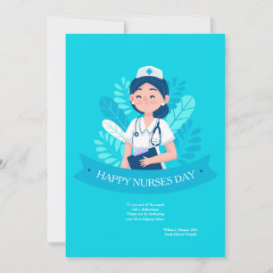 Smiling Nurse Nurses Day Card