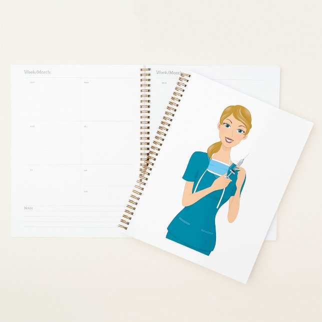 Smiling Nurse with Syringe  Planner (Creator Uploaded)