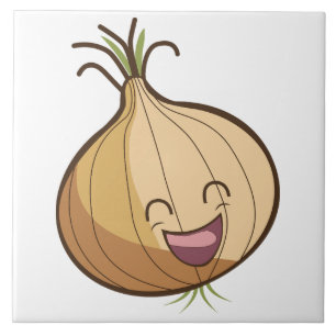 Smiling Onion Ceramic Tile