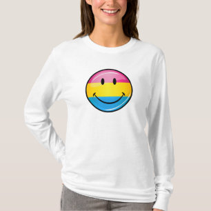 Smiling Pansexual Pride Flag T-Shirt