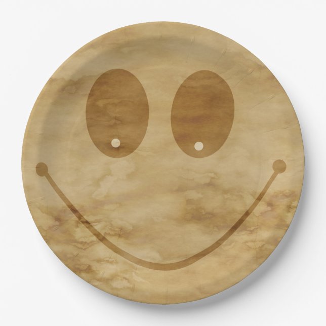 Smiling Paper Plate (Front)