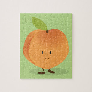 Smiling Peach Jigsaw Puzzle