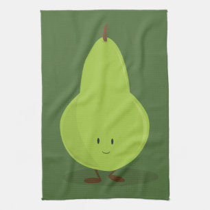 Smiling Pear Tea Towel