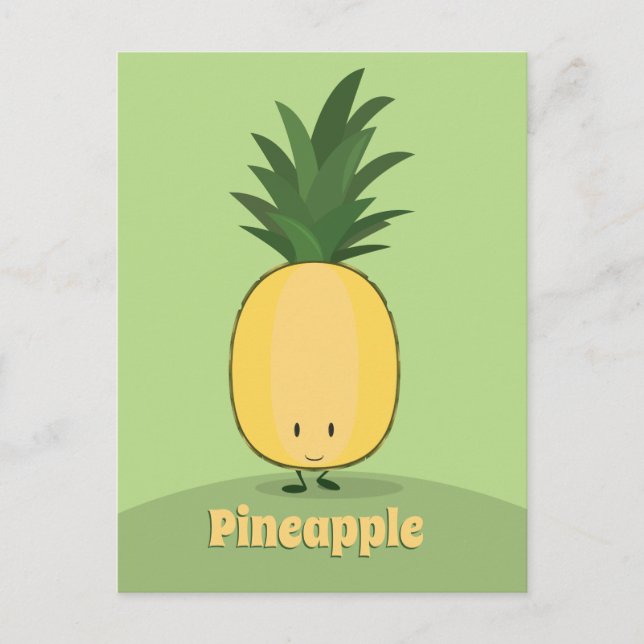 Smiling Pineapple | Postcard (Front)