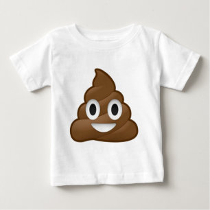 Smiling Poop Emoji Baby T-Shirt
