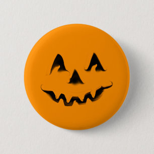 Smiling Pumpkin button