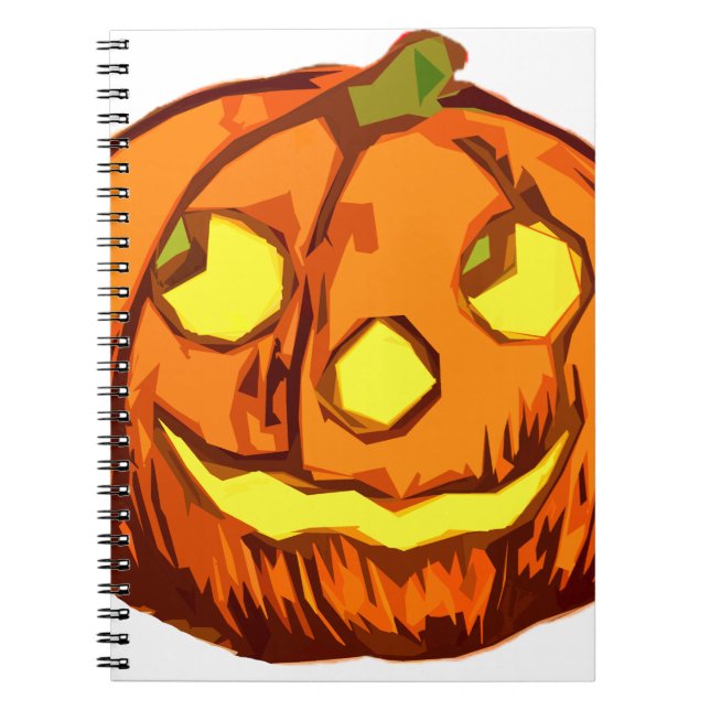 Smiling Pumpking Notebook (Front)