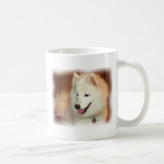 Smiling Samoyed Digital Oil Painting Effect Mug