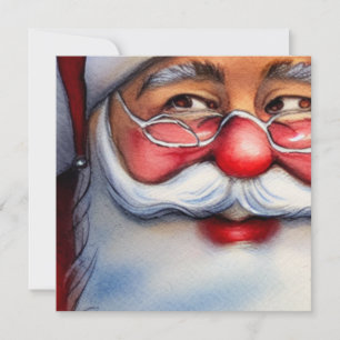 Smiling Santa Card