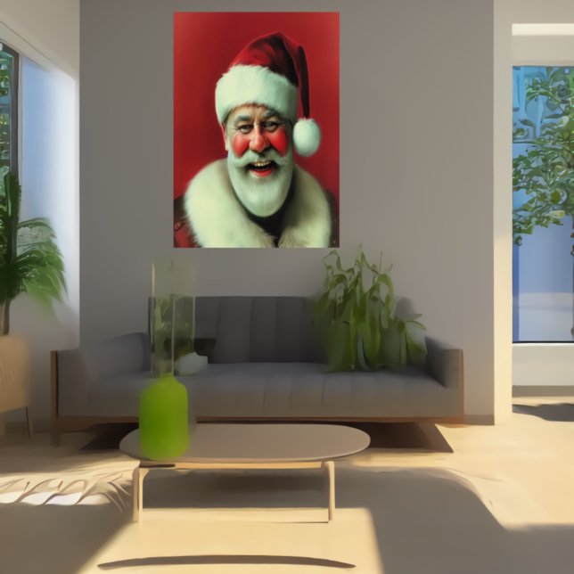 Smiling Santa Claus | AI Art Poster (Creator Uploaded)