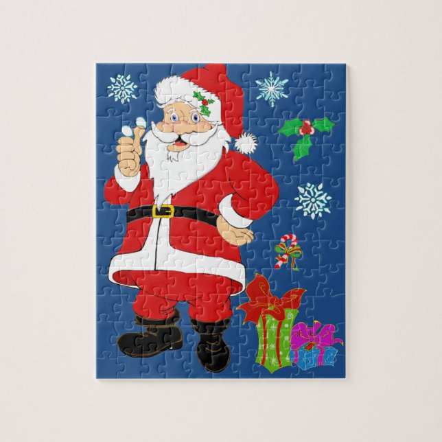 Smiling Santa Puzzle (Vertical)