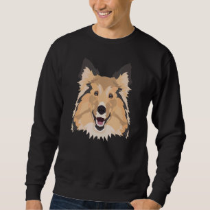 Smiling Shetland Sheepdog Sweatshirt