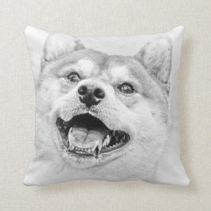 Smiling Shiba Inu dog Cushion