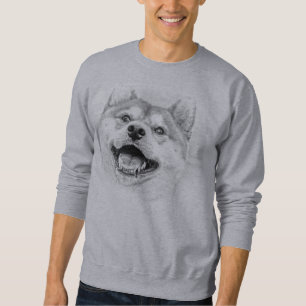 Smiling Shiba Inu dog Sweatshirt