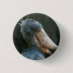 Smiling Shoebill 3 Cm Round Badge