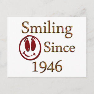 Smiling Since 1946 Postcard