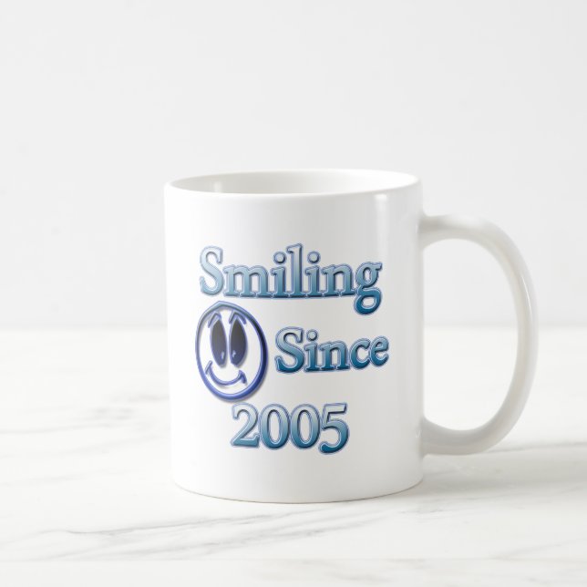 Smiling Since 2005 Coffee Mug (Right)