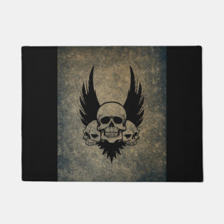 Smiling Skull Door Mat