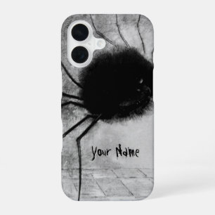 Smiling Spider by Odilon Redon, Vintage Halloween iPhone 16 Case