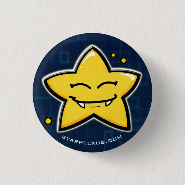 smiling starlet button (Front)