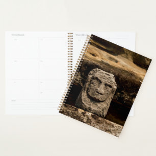 Smiling Stone Totem Cambodia - Cool ART Planner