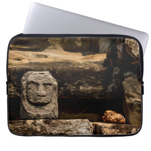 Smiling Stone Totem Cambodia - Laptop sleeve