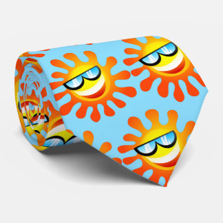 Smiling Summer Sunny Sunshine Weather Tie