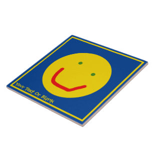 Smiling Sun Happy Face Ceramic Tile