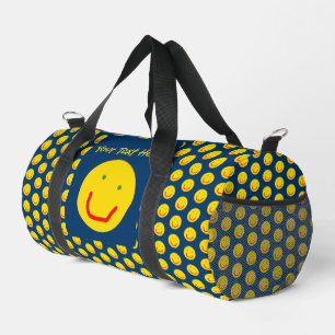 Smiling Sun Happy Face Duffle Bag
